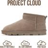 imageProject Cloud Genuine Leather Ankle Boots for Women  Water Resistant Womens Boots with Memory Foam Insole  Comfortable Fall Shoes for Women 2025 HikeyTaupe Suede