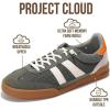 imageProject Cloud Mens Shoes  Memory Foam Insole Mens Sneakers  Lightweight ampamp Non Slip Lace Up Casual Shoes for Men  Everyday Fashion Men Sneakers HIS VerdictOlive