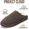 imageProject Cloud Mens Slippers Genuine Leather and Genuine Shearling Lining  House Slippers for Men with Memory Foam Insole  Lightweight ampamp Non Slip Mens House Shoes ChillChoco Brown Suede