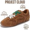 imageProject Cloud Leather Barefoot Shoes Women  Memory Foam LaceUp Womens Sneakers  Lightweight ampamp Non Slip Womens Shoes Casual  AllDay Womens Fashion Sneakers for 2025 RomaTan Suede
