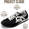 imageProject Cloud Womens Shoes with Memory Foam Insole Trendy Sneakers for Women  Lightweight ampamp NonSlip Womens Sneakers Walking Shoes for Women Footwear LowyBlack
