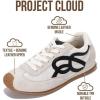 imageProject Cloud Womens Shoes with Memory Foam Insole Trendy Sneakers for Women  Lightweight ampamp NonSlip Womens Sneakers Walking Shoes for Women Footwear LowyBlack Mult