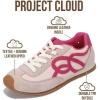 imageProject Cloud Womens Shoes with Memory Foam Insole Trendy Sneakers for Women  Lightweight ampamp NonSlip Womens Sneakers Walking Shoes for Women Footwear LowyPink