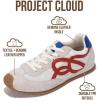imageProject Cloud Womens Shoes with Memory Foam Insole Trendy Sneakers for Women  Lightweight ampamp NonSlip Womens Sneakers Walking Shoes for Women Footwear LowyRed Mult