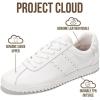 imageProject Cloud Genuine Leather Sneakers for Women  Womens Sneakers with Memory Foam Insole  Lightweight ampamp Non Slip Womens Shoes  Stylish Fall Shoes for Women 2025 LynnWhite Suede