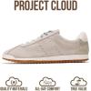 imageProject Cloud Genuine Leather Sneakers for Women  Womens Sneakers with Memory Foam Insole  Lightweight ampamp Non Slip Womens Shoes  Stylish Fall Shoes for Women 2025 LynnOffwhite Suede