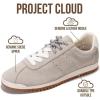 imageProject Cloud Genuine Leather Sneakers for Women  Womens Sneakers with Memory Foam Insole  Lightweight ampamp Non Slip Womens Shoes  Stylish Fall Shoes for Women 2025 LynnOffwhite Suede
