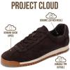 imageProject Cloud Genuine Leather Sneakers for Women  Womens Sneakers with Memory Foam Insole  Lightweight ampamp Non Slip Womens Shoes  Stylish Fall Shoes for Women 2025 LynnBrown Suede