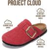 imageProject Cloud Genuine Leather Clogs for Women Shoes  Memory Foam Insole NonSlip ampamp Natural Cork Footbed Arch Support Big Buckle Womens Clogs and Mules for Women Footwear ManchesterBerry