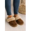 imageProject Cloud Genuine Leather Slippers for Women Footwear with Genuine Fur Lining Womens Clogs ampamp Mule  NonSlip IndoorOutdoor Scuff Womens Slippers with Memory Foam Insole HenkaDark Brown Leopard Suede