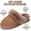 imageProject Cloud Genuine Leather Slippers for Women Footwear with Genuine Fur Lining Womens Clogs ampamp Mule  NonSlip IndoorOutdoor Scuff Womens Slippers with Memory Foam Insole HenkaCamel Suede