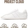 imageProject Cloud Genuine Leather Sneakers for Women  Womens Sneakers with Memory Foam Insole  Lightweight ampamp Non Slip Womens Shoes  Stylish Fall Shoes for Women 2025 LynnWhite Leather