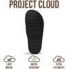image:imageProject Cloud Genuine Leather Womens Clog  Memory Foam Arch Support NonSlip Sole Mules ampamp Clogs for Women Footwear  Platform Winter Shoes FoamyBlack Suede