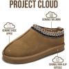 imageProject Cloud Genuine Leather ampamp Australian Shearling Slippers for Kids  Memory Foam Fuzzy ampamp NonSlip Fluffy Slippers Girls Footwear ampamp Boys Footwear Kids Unisex Shoe Dream WarmChestnut