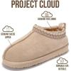 imageProject Cloud Genuine Leather ampamp Australian Shearling Slippers for Kids  Memory Foam Fuzzy ampamp NonSlip Fluffy Slippers Girls Footwear ampamp Boys Footwear Kids Unisex Shoe Dream WarmSand Suede
