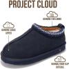 imageProject Cloud Genuine Leather ampamp Australian Shearling Slippers for Kids  Memory Foam Fuzzy ampamp NonSlip Fluffy Slippers Girls Footwear ampamp Boys Footwear Kids Unisex Shoe Dream WarmNavy Suede
