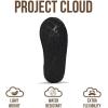 imageProject Cloud Genuine Leather ampamp Australian Shearling Slippers for Kids  Memory Foam Fuzzy ampamp NonSlip Fluffy Slippers Girls Footwear ampamp Boys Footwear Kids Unisex Shoe Dream WarmBlack