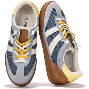 imageProject Cloud Genuine Leather Casual Sneakers for Women  Memory Foam Insoles LaceUp Womens Shoes ampamp Lightweight Womens Fashion Sneakers  NonSlip Shoes for Women Footwear VerdictBlue Suede