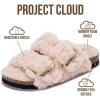 imageProject Cloud Genuine Leather Slides For Kids  Natural Cork Footbed Slides for Kids Sandals for Girls ampamp Boys  NonSlip Boys ampamp Girls SandalsLight Pink Fur