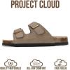 imageProject Cloud Genuine Leather Slides For Kids  Natural Cork Footbed Slides for Kids Sandals for Girls ampamp Boys  NonSlip Boys ampamp Girls SandalsTaupe Suede