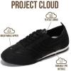 imageProject Cloud Leather Barefoot Shoes Women  Memory Foam LaceUp Womens Sneakers  Lightweight ampamp Non Slip Womens Shoes Casual  AllDay Womens Fashion Sneakers for 2025 MonicaBlack