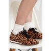 image:imageProject Cloud Leather Barefoot Shoes Women  Memory Foam LaceUp Womens Sneakers  Lightweight ampamp Non Slip Womens Shoes Casual  AllDay Womens Fashion Sneakers for 2025 MonicaLeopard