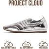 imageProject Cloud Leather Barefoot Shoes Women  Memory Foam LaceUp Womens Sneakers  Lightweight ampamp Non Slip Womens Shoes Casual  AllDay Womens Fashion Sneakers for 2025 MonicaSilver
