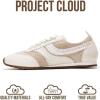 imageProject Cloud Leather Barefoot Shoes Women  Memory Foam LaceUp Womens Sneakers  Lightweight ampamp Non Slip Womens Shoes Casual  AllDay Womens Fashion Sneakers for 2025 MonicaNatural Raffia