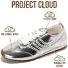 imageProject Cloud Leather Barefoot Shoes Women  Memory Foam LaceUp Womens Sneakers  Lightweight ampamp Non Slip Womens Shoes Casual  AllDay Womens Fashion Sneakers for 2025 MonicaSilver