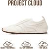imageProject Cloud Leather Barefoot Shoes Women  Memory Foam LaceUp Womens Sneakers  Lightweight ampamp Non Slip Womens Shoes Casual  AllDay Womens Fashion Sneakers for 2025 MonicaWhite