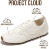 imageProject Cloud Leather Barefoot Shoes Women  Memory Foam LaceUp Womens Sneakers  Lightweight ampamp Non Slip Womens Shoes Casual  AllDay Womens Fashion Sneakers for 2025 MonicaWhite