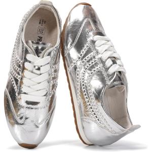 imageProject Cloud Leather Barefoot Shoes Women  Memory Foam LaceUp Womens Sneakers  Lightweight ampamp Non Slip Womens Shoes Casual  AllDay Womens Fashion Sneakers for 2025 MonicaSilver