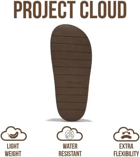 imageProject Cloud 100 Genuine Leather Womens Clog  Memory Foam Arch Support NonSlip Sole Mules ampamp Clogs for Women Footwear  Platform Winter Shoes FoamyTaupe Wool