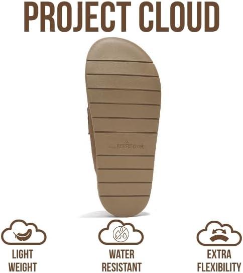 imageProject Cloud 100 Genuine Leather Womens Clog  Memory Foam Arch Support NonSlip Sole Mules ampamp Clogs for Women Footwear  Platform Winter Shoes FoamyTaupe Suede