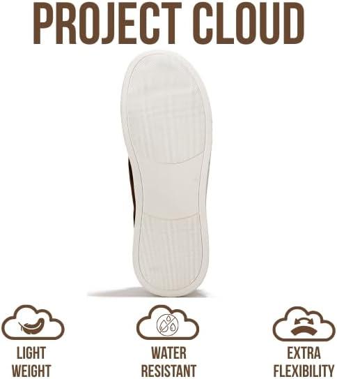 imageProject Cloud Genuine Leather Memory Foam Insole Mens Shoes  Lightweight ampamp Non Slip Shoes for Men Sneakers  Everyday Slip On Mens Sneakers HudsonChocolate Brown Genuine Suede