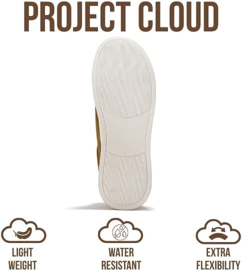 imageProject Cloud Genuine Leather Memory Foam Insole Mens Shoes  Lightweight ampamp Non Slip Shoes for Men Sneakers  Everyday Slip On Mens Sneakers HudsonCamel Genuine Suede