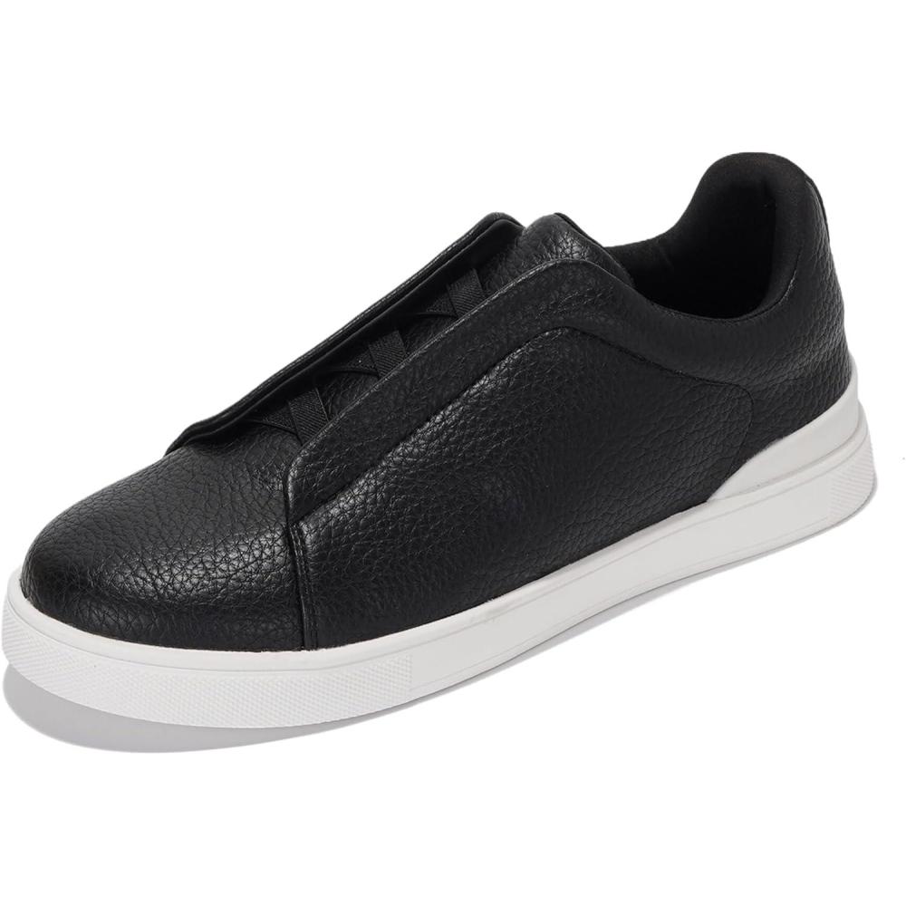 imageProject Cloud Genuine Leather Memory Foam Insole Mens Shoes  Lightweight ampamp Non Slip Shoes for Men Sneakers  Everyday Slip On Mens Sneakers HudsonBlack