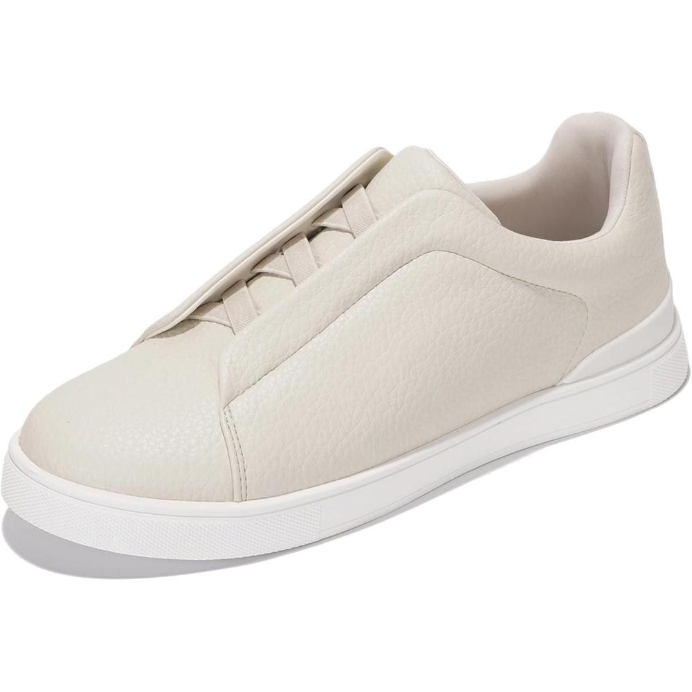 imageProject Cloud Genuine Leather Memory Foam Insole Mens Shoes  Lightweight ampamp Non Slip Shoes for Men Sneakers  Everyday Slip On Mens Sneakers HudsonOffwhite