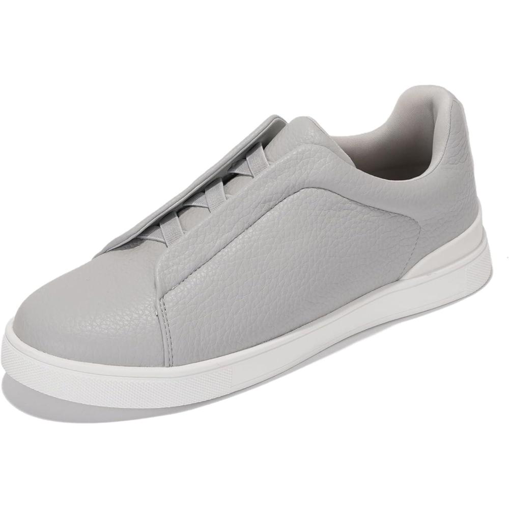 imageProject Cloud Genuine Leather Memory Foam Insole Mens Shoes  Lightweight ampamp Non Slip Shoes for Men Sneakers  Everyday Slip On Mens Sneakers HudsonGrey