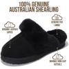 imageProject Cloud 100 Genuine Leather Slippers for Women Footwear with Genuine Fur Lining Womens Clogs ampamp Mule  NonSlip IndoorOutdoor Scuff Womens Slippers with Memory Foam Insole HenkaBlack
