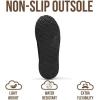imageProject Cloud 100 Genuine Leather with Australian Shearling Lining Mens Slippers ampamp Memory Foam Insole Outdoor ampamp House Slippers for Men  NonSlip Fuzzy Mens Shoes RelaxationBlack