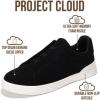 imageProject Cloud Genuine Leather Memory Foam Insole Mens Shoes  Lightweight ampamp Non Slip Shoes for Men Sneakers  Everyday Slip On Mens Sneakers HudsonBlack Genuine Suede