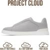 imageProject Cloud Genuine Leather Memory Foam Insole Mens Shoes  Lightweight ampamp Non Slip Shoes for Men Sneakers  Everyday Slip On Mens Sneakers HudsonGrey
