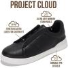 imageProject Cloud Genuine Leather Memory Foam Insole Mens Shoes  Lightweight ampamp Non Slip Shoes for Men Sneakers  Everyday Slip On Mens Sneakers HudsonBlack