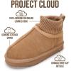 imageProject Cloud Kids Boots 100 Genuine Leather  Water Resistant Toddler Girl Boots with Australian Shearling  Safe Non Slip Kid ampamp Toddler Boots ampamp Comfortable Kids Shoes DreamOnChestnut Suede