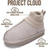 imageProject Cloud Kids Boots 100 Genuine Leather  Water Resistant Toddler Girl Boots with Australian Shearling  Safe Non Slip Kid ampamp Toddler Boots ampamp Comfortable Kids Shoes DreamOnGrey Suede