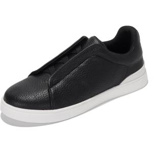 imageProject Cloud Genuine Leather Memory Foam Insole Mens Shoes  Lightweight ampamp Non Slip Shoes for Men Sneakers  Everyday Slip On Mens Sneakers HudsonBlack