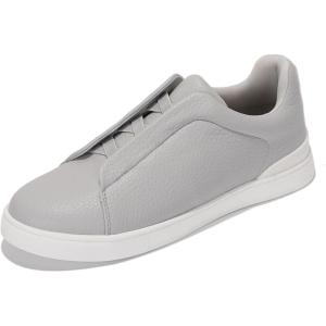 imageProject Cloud Genuine Leather Memory Foam Insole Mens Shoes  Lightweight ampamp Non Slip Shoes for Men Sneakers  Everyday Slip On Mens Sneakers HudsonGrey