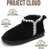 imageProject Cloud 100 Genuine Leather Girls Boots  Water Resistant ampamp Lightweight Ankle Boots with Memory Foam  Cozy ampamp Fur Non Slip Kids Boots for Girls ampamp Boys Perfect for FallBlack Stitch