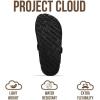 imageProject Cloud 100 Genuine Leather Kids Clogs with Cork Footbed Arch Support  NonSlip Slippers ampamp Sandals for Boys ampamp Girls FootwearBlack Suede